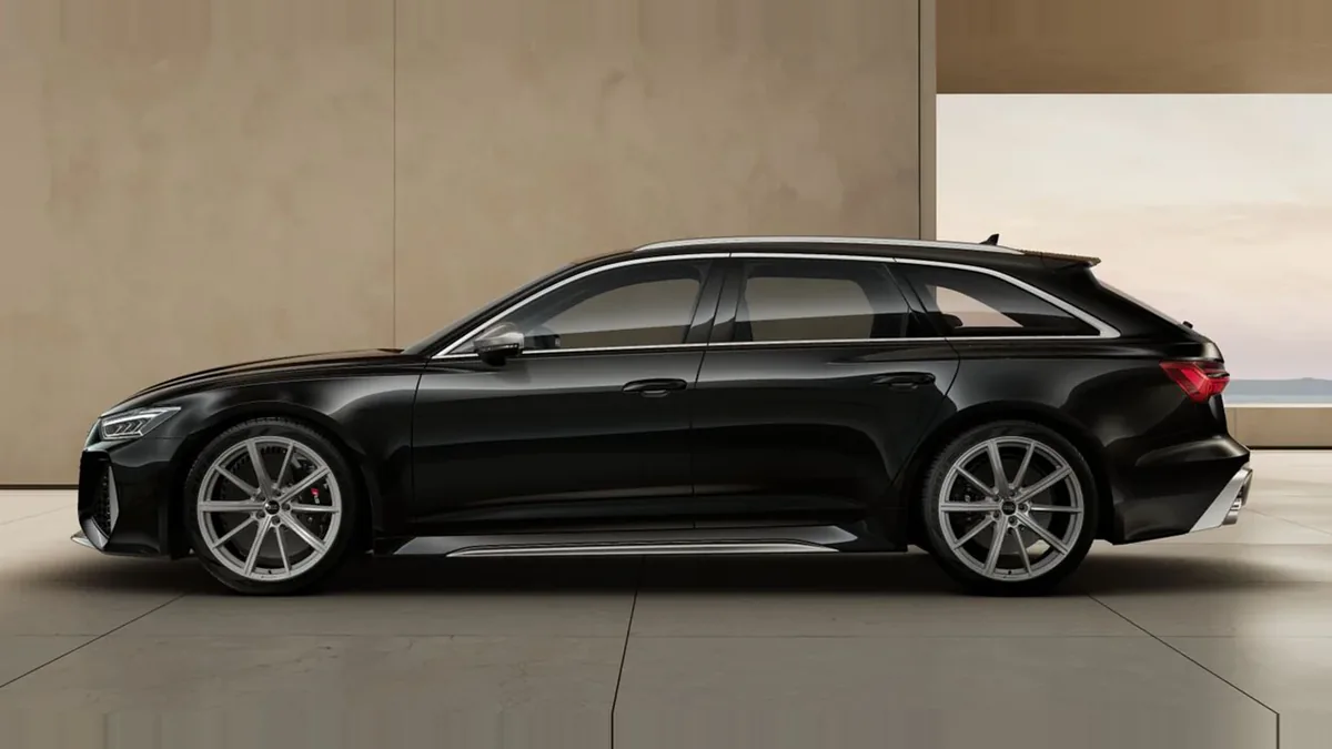 Audi RS6 Avant TFSI Quattro de renting en Valencia — Lateral