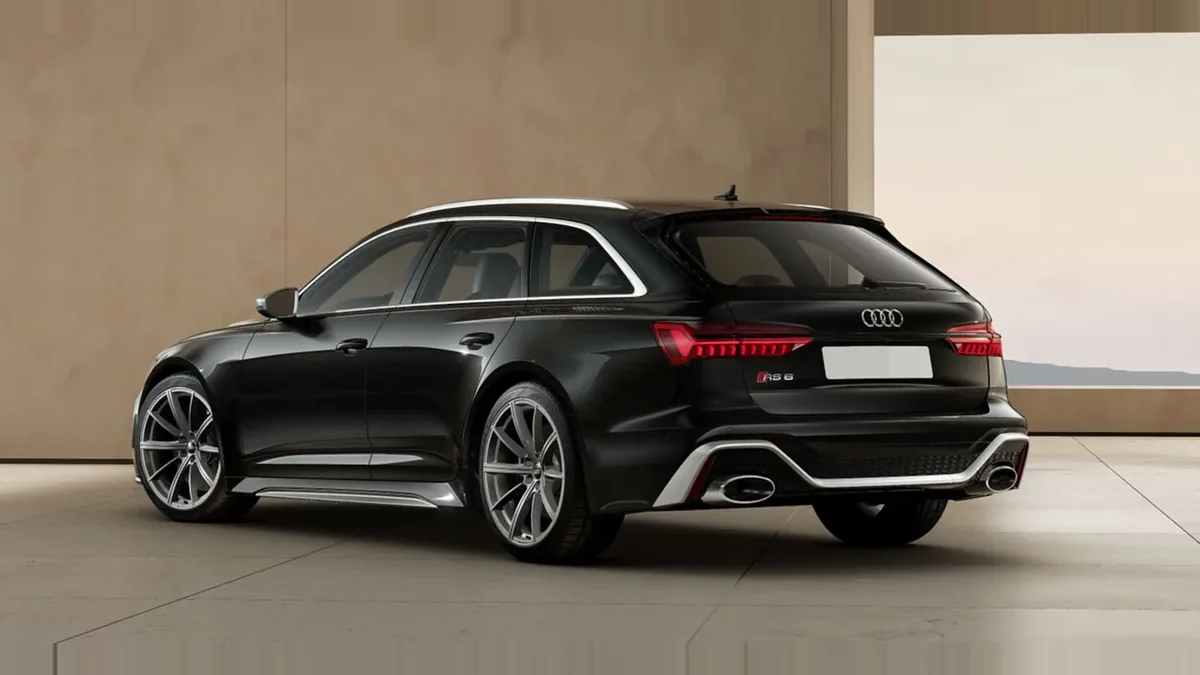 Audi RS6 Avant TFSI Quattro de renting en Valencia — Trasera
