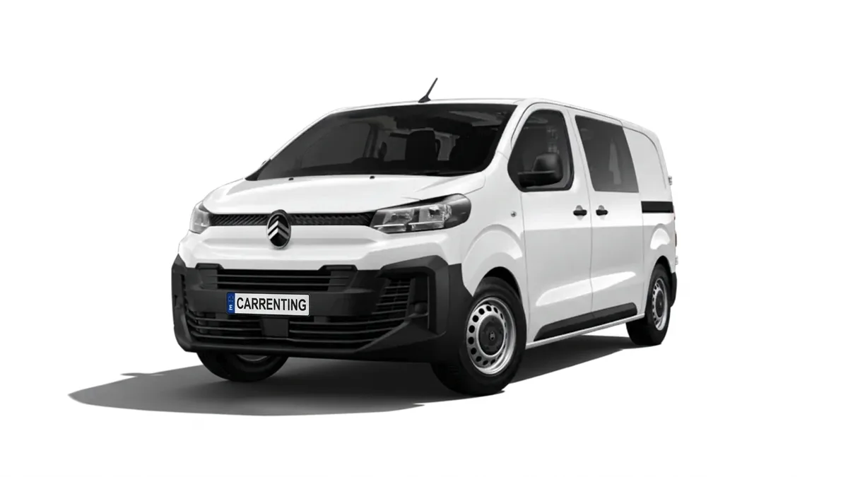 Citroën Jumpy Doble Cabina Plegable Talla M BlueHDi 120 S&S de renting en Valencia — Trasera