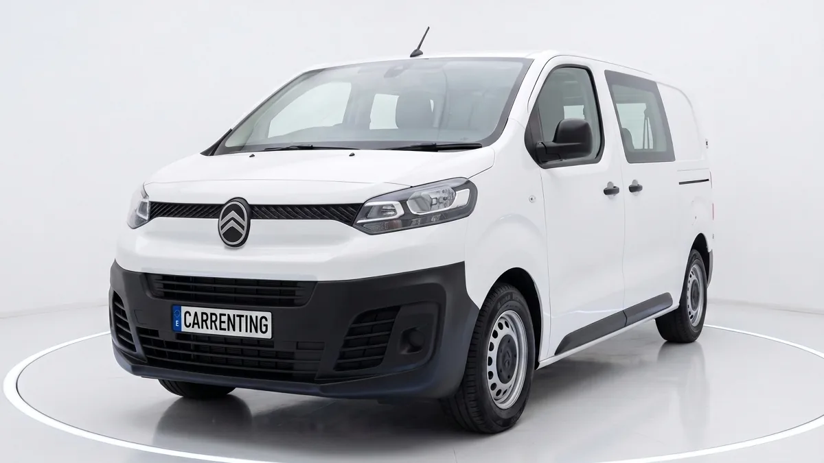 Citroën Jumpy Doble Cabina Plegable Talla M BlueHDi 120 S&S de renting en Valencia — Lateral