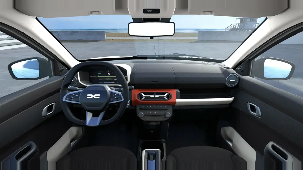 Dacia Spring Expression Electric 33kW (45CV) de renting en Valencia — Delantera