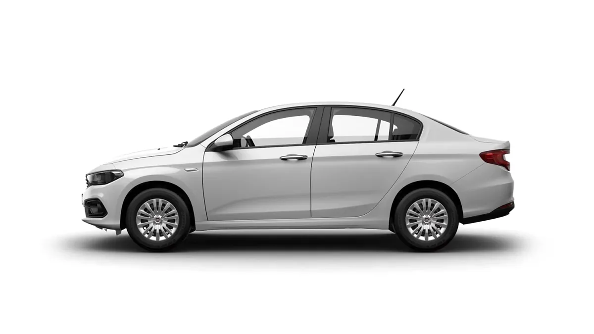 Fiat Tipo Sedán 1.6 Diésel 96kW (130CV) de renting en Valencia — Lateral