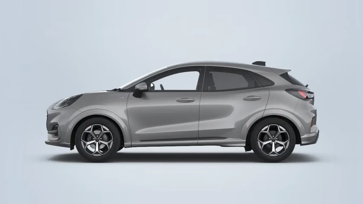 Ford Puma 1.0 EcoBoost MHEV ST-Line 125 de renting en Valencia — Lateral