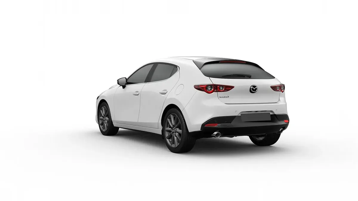 Mazda 3 2.5L e-Skyactiv G MHEV 140CV 6AT Centre-Line de renting en Valencia — Lateral
