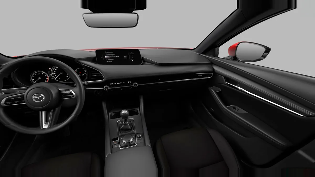 Mazda 3 2.5L e-Skyactiv G MHEV 140CV 6AT Centre-Line RD de renting en Valencia — Interior