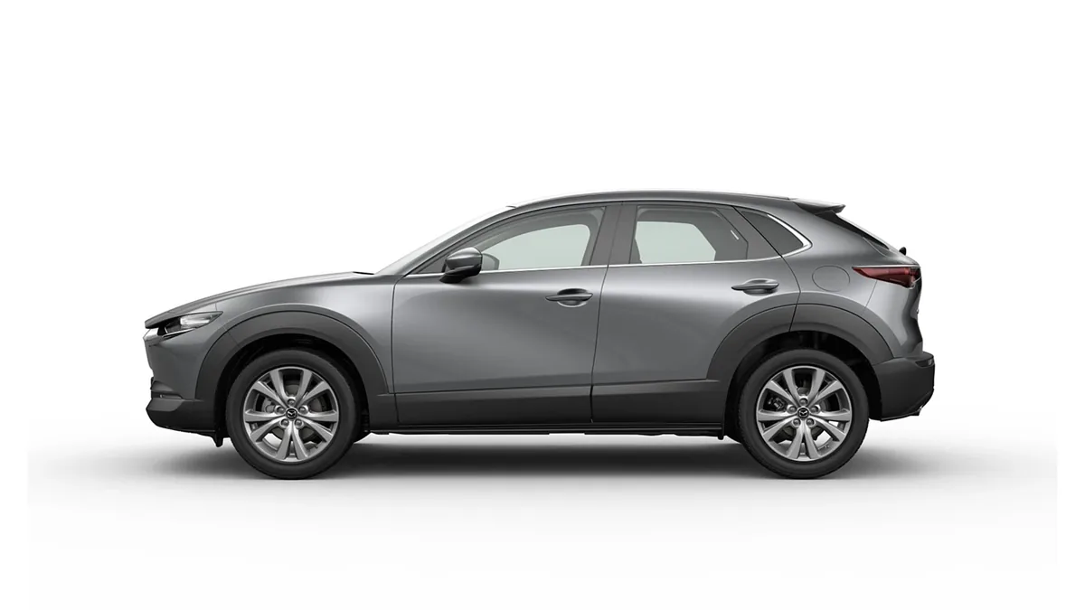Mazda CX-30 e-SKYACT G MHEV Centre-Line de renting en Valencia — Lateral