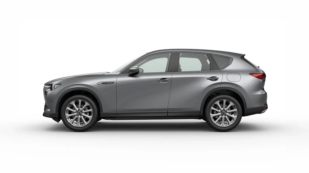 Mazda CX-60 e-Skyactiv D MHEV 8AT RWD Exclusive-Line de renting en Valencia — Lateral
