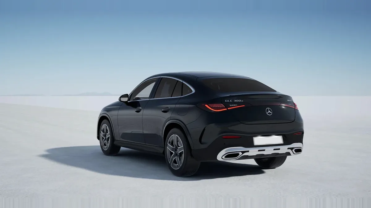 Mercedes-Benz GLC Coupé 300 e 4MATIC de renting en Valencia — Trasera