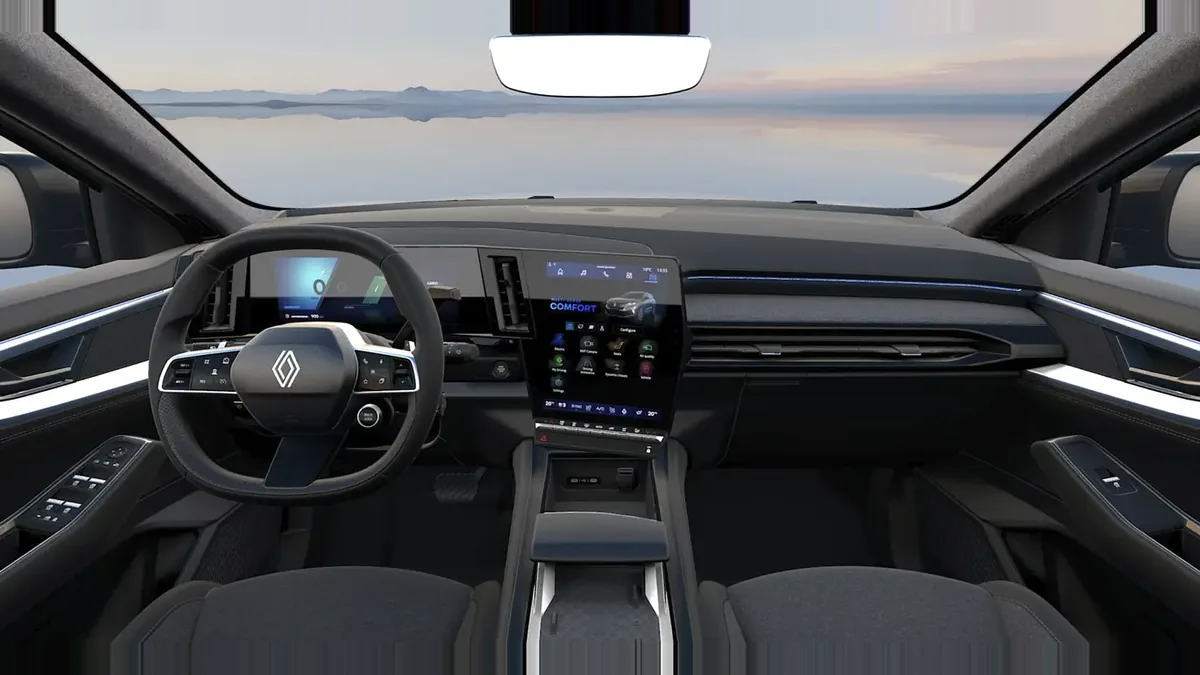 Renault ESPACE TECHNO E-TECH FULL HYBRID 200CV GA de renting en Valencia — Interior