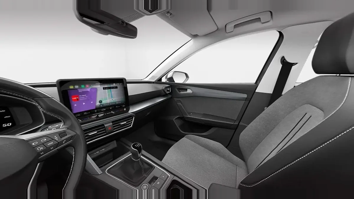 SEAT León 2.0 TDI CR St&Stp XL Fleet Pack de renting en Valencia — Interior