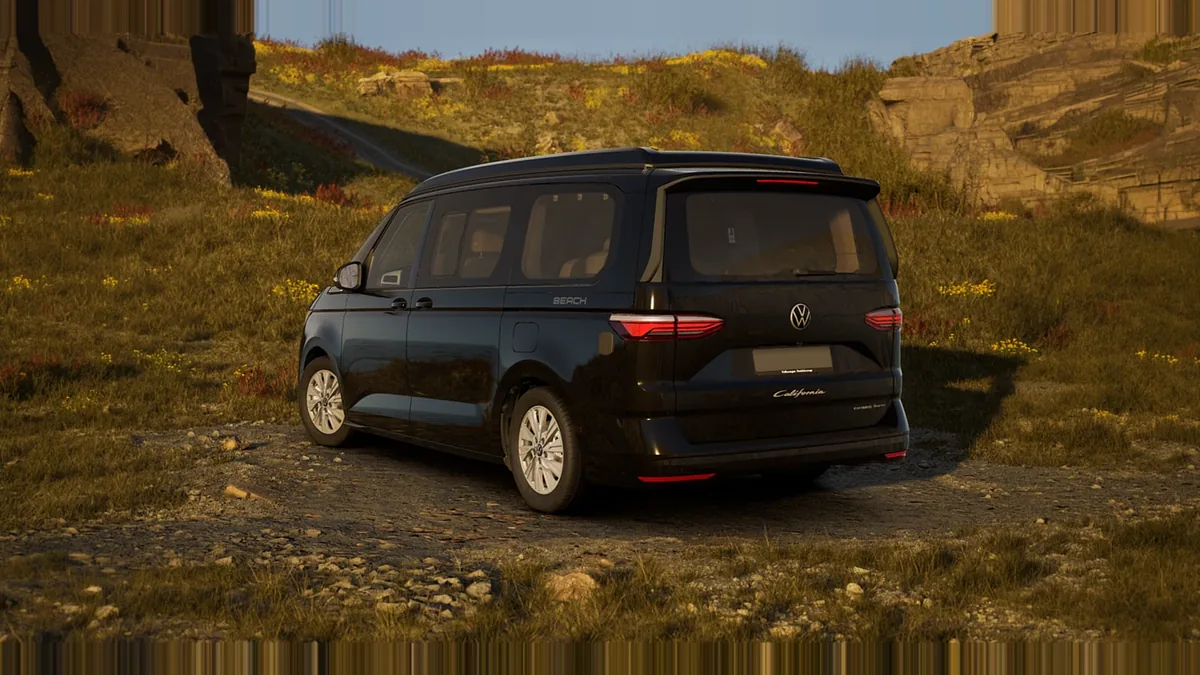 Volkswagen California Beach Tour 2.0 TDI 110kW (150CV) DSG de renting en Valencia — Trasera